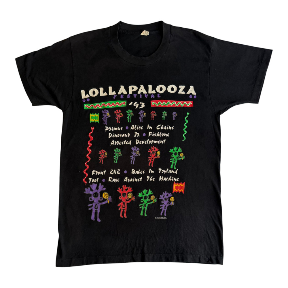 93' VINTAGE LOLLAPALOOZA SHIRT SIZE LARGE OWN A...